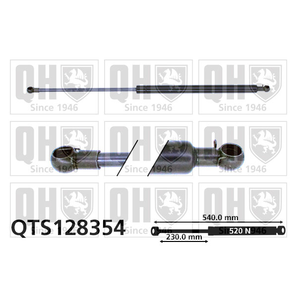 Vérin De Coffre Quinton Hazell Qts128354