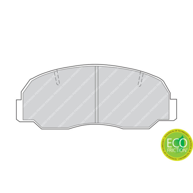 4 Plaquettes De Frein Ferodo Fdb532