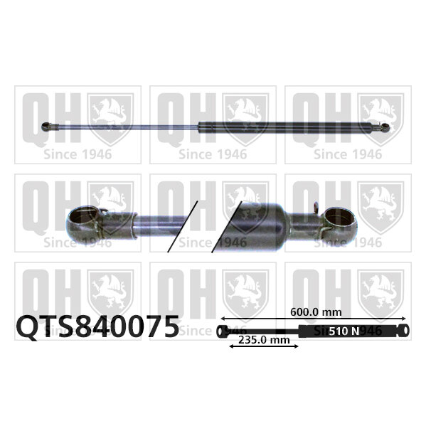 Vérin De Coffre Quinton Hazell Qts840075