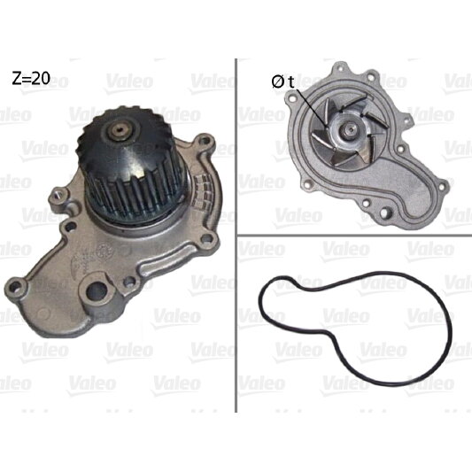 Pompe À Eau Valeo 506538