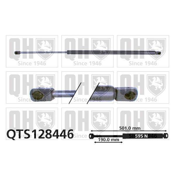 Vérin De Coffre Quinton Hazell Qts128446