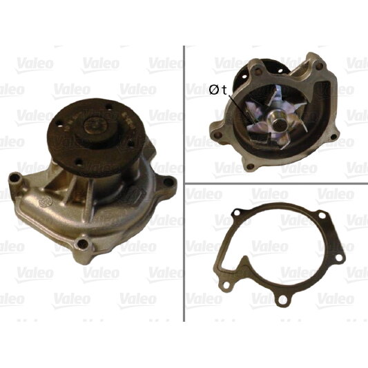 Pompe À Eau Valeo 506708