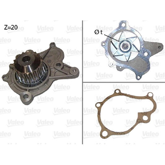 Pompe À Eau Valeo 506922