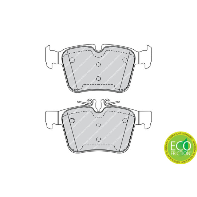 4 Plaquettes De Frein Ferodo Fdb4487