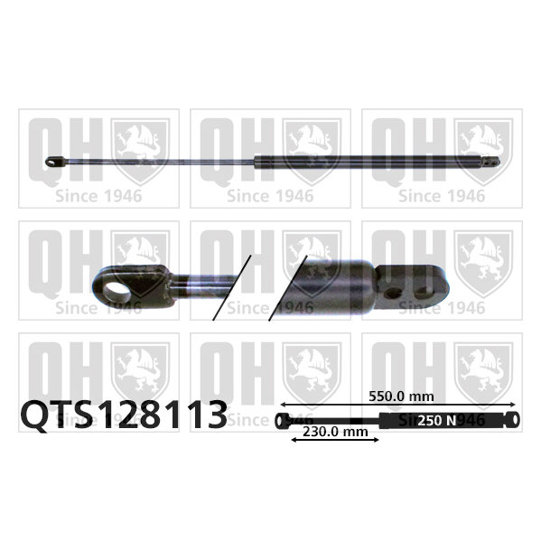 Vérin De Coffre Quinton Hazell Qts128113