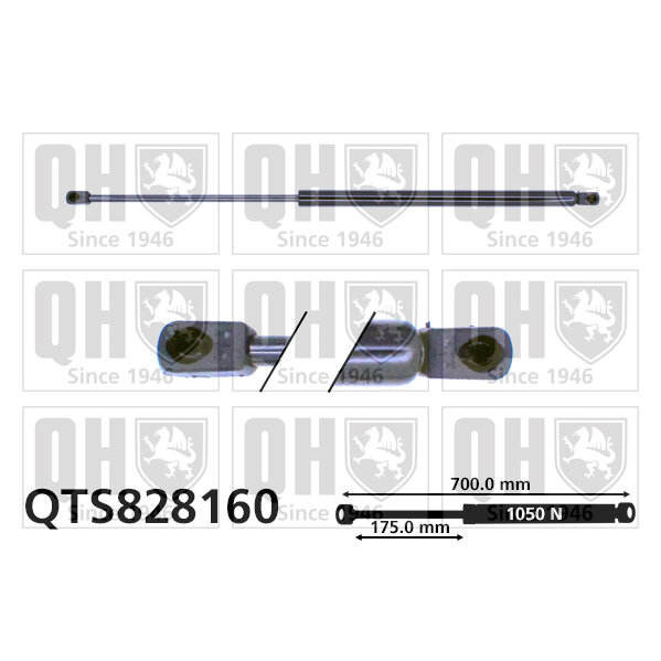Vérin De Coffre Quinton Hazell Qts828160