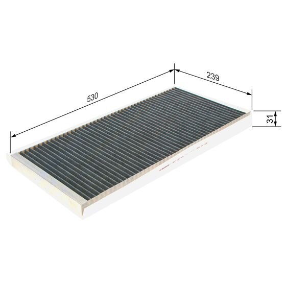 Filtre D'habitacle À Charbon Actif Bosch R2425