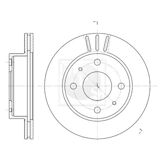 1 Disque De Frein Nps S330u10