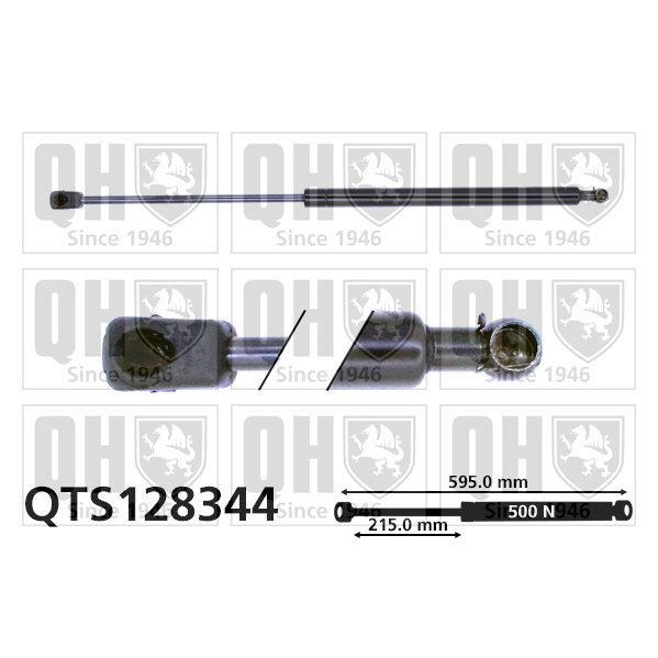 Vérin De Coffre Quinton Hazell Qts128344