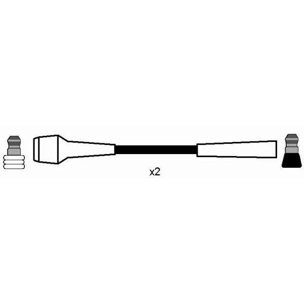 Faisceau D'allumage Ngk Rc-ct402