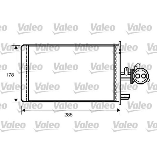 Radiateur De Chauffage Valeo 812337