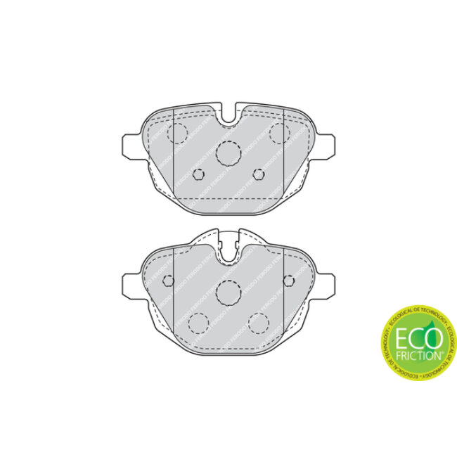 4 Plaquettes De Frein Ferodo Fdb4376