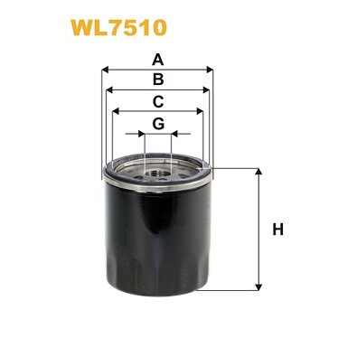 Filtre À Huile Wix Wl7510
