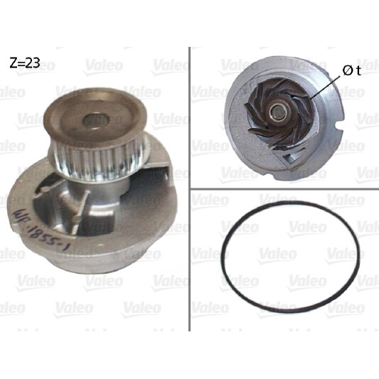 Pompe À Eau Valeo 506656