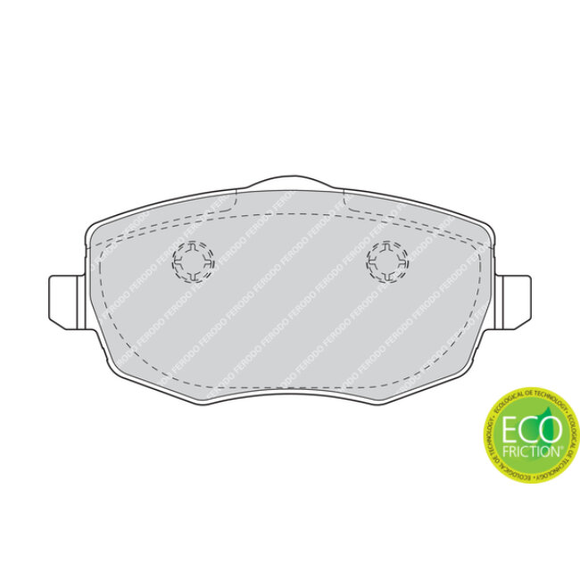 4 Plaquettes De Frein Ferodo Fdb1582