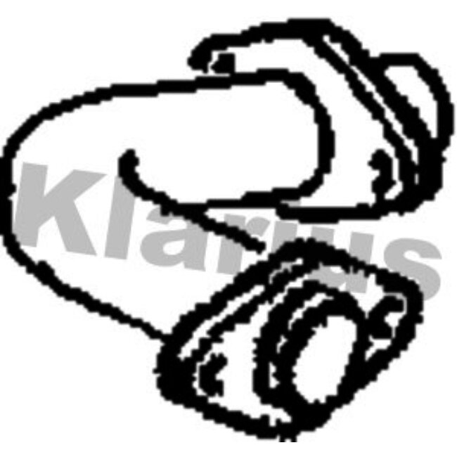 Tuyau Avant Pour Catalyseur Klarius 301993