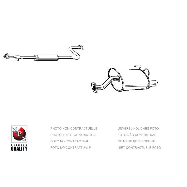 Silencieux Avant Nps T430a319