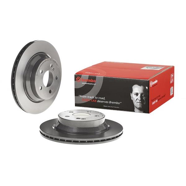 2 Disques De Frein Brembo Vernis Uv 09.a358.11