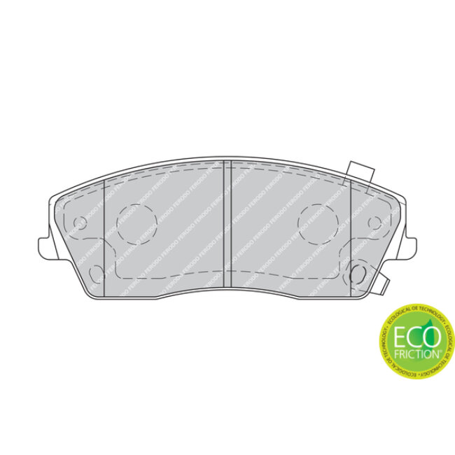 4 Plaquettes De Frein Ferodo Fdb1954