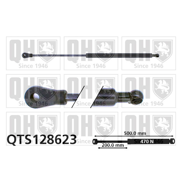 Vérin De Coffre Quinton Hazell Qts128623