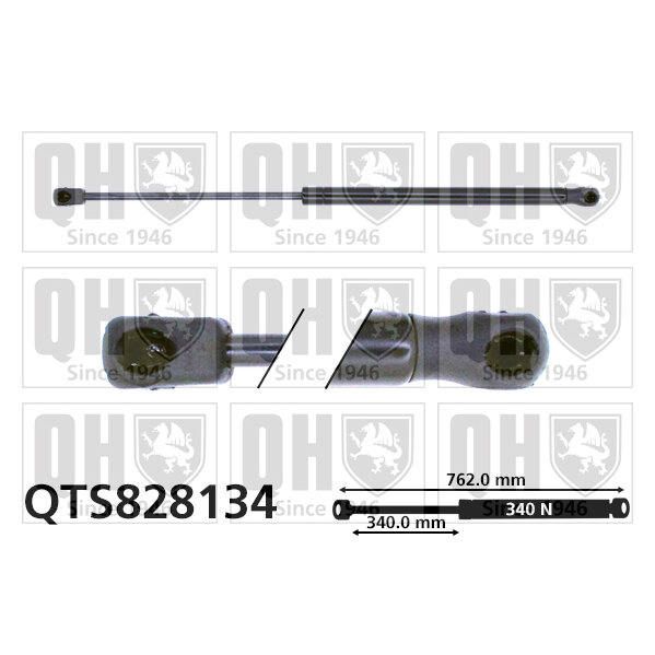 Vérin De Capot Quinton Hazell Qts828134