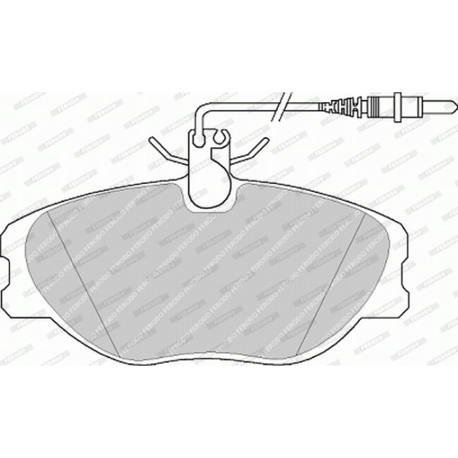4 Plaquettes De Frein Ferodo Fvr1000