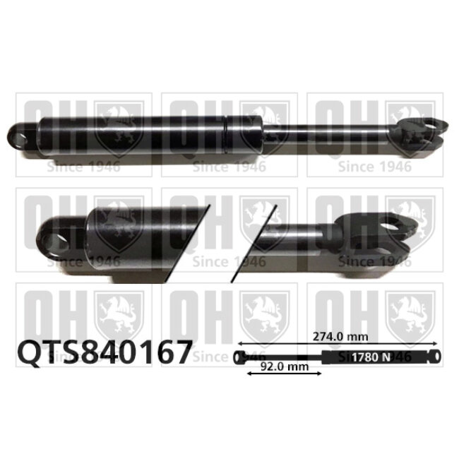 Vérin De Coffre Quinton Hazell Qts840167