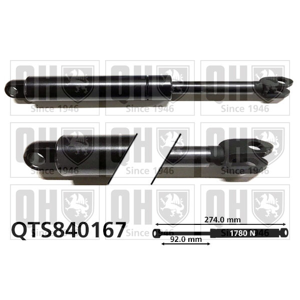 Vérin De Coffre Quinton Hazell Qts840167