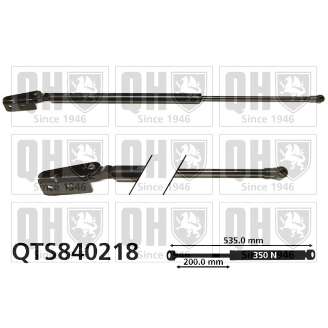 Vérin De Coffre Quinton Hazell Qts840218