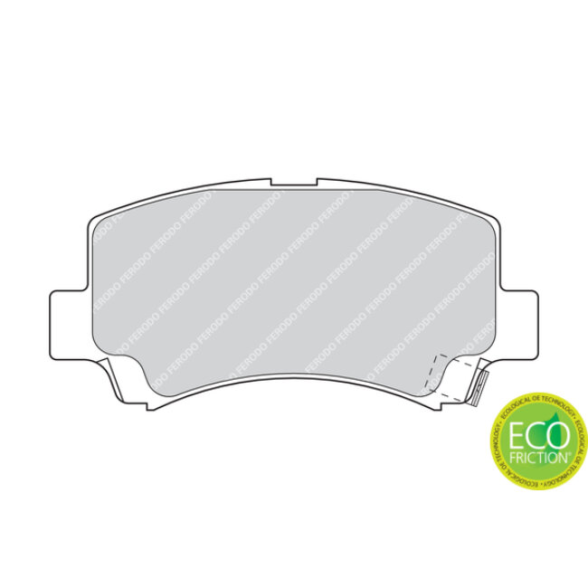 4 Plaquettes De Frein Ferodo Fdb1421