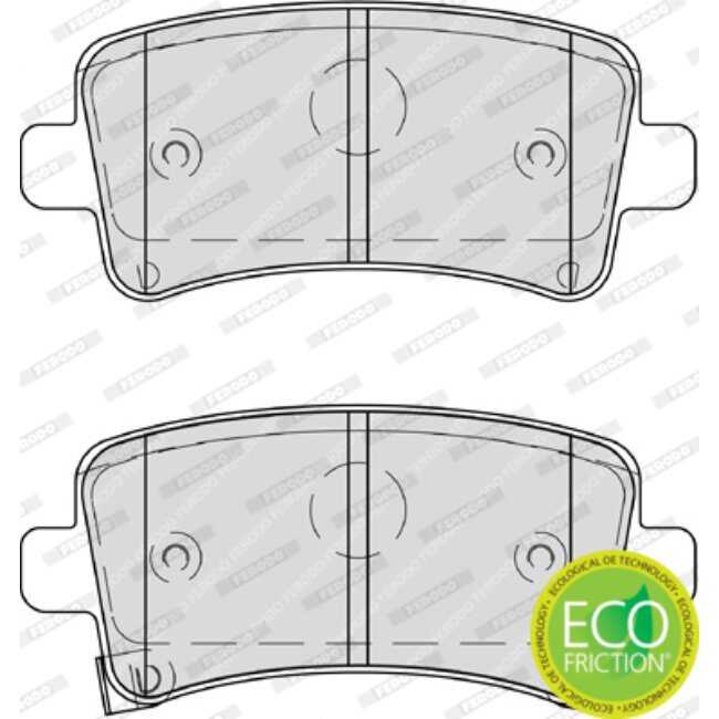 4 Plaquettes De Frein Ferodo Fdb4209