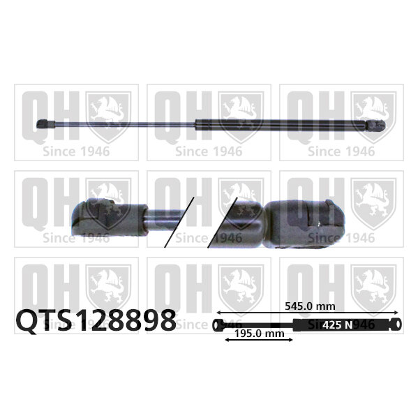 Vérin De Coffre Quinton Hazell Qts128898