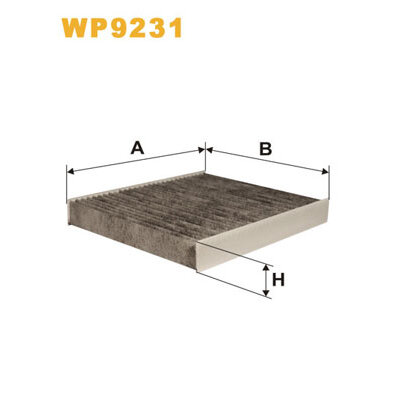 Filtre D'habitacle Charbon Actif Wix Filters Wp9231