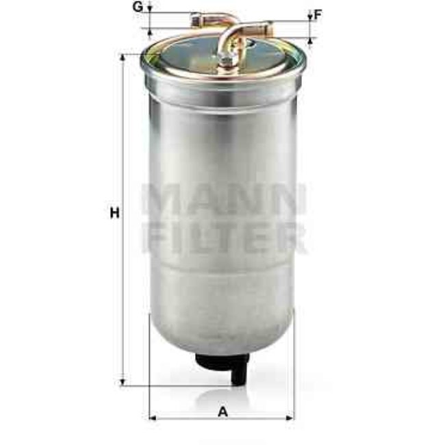 Filtre À Carburant Mann-filter Wk853/16
