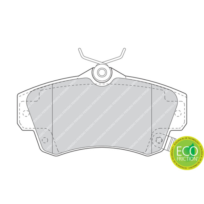 4 Plaquettes De Frein Ferodo Fdb1442