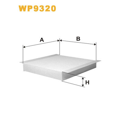 Filtre D'habitacle Standard Wix Filters Wp9320
