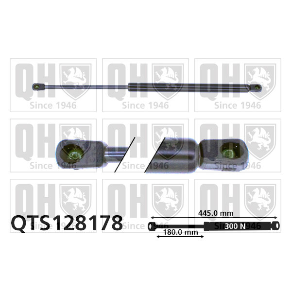 Vérin De Coffre Quinton Hazell Qts128178