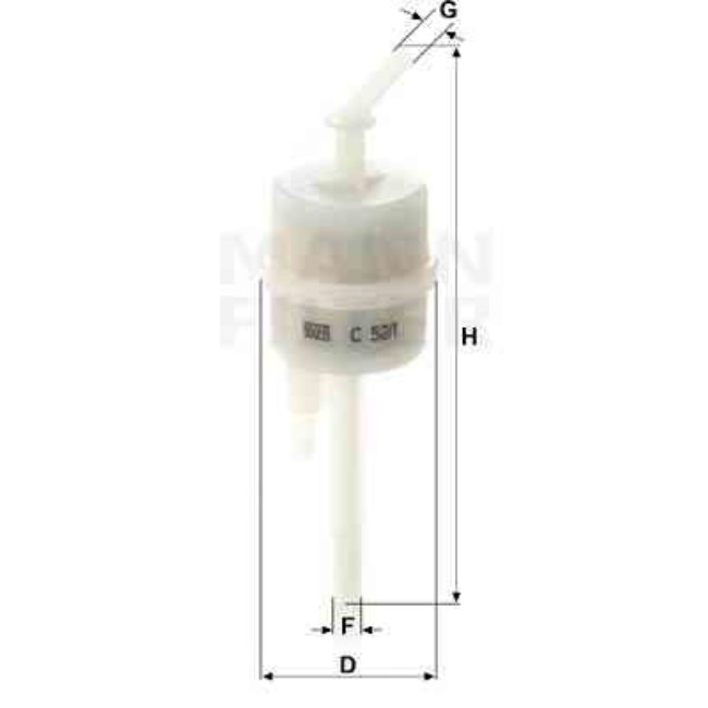 Filtre À Air Mann-filter C52/1