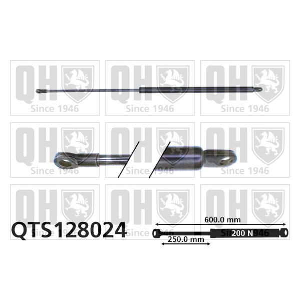Vérin De Coffre Quinton Hazell Qts128024