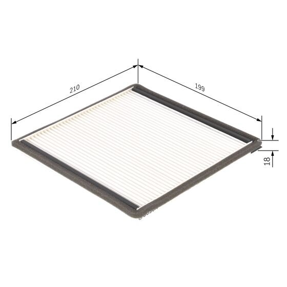 Filtre D'habitacle Bosch M2021