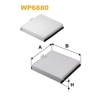 Filtre D'habitacle Standard Wix Filters Wp6880