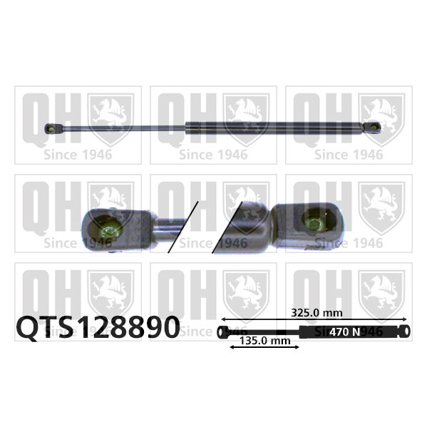 Vérin De Coffre Quinton Hazell Qts128890