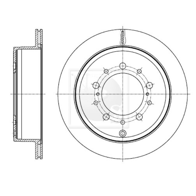 1 Disque De Frein Nps T331a53