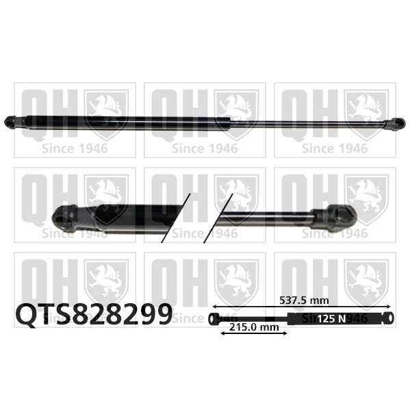 Vérin De Vitre Arrière Quinton Hazell Qts828299