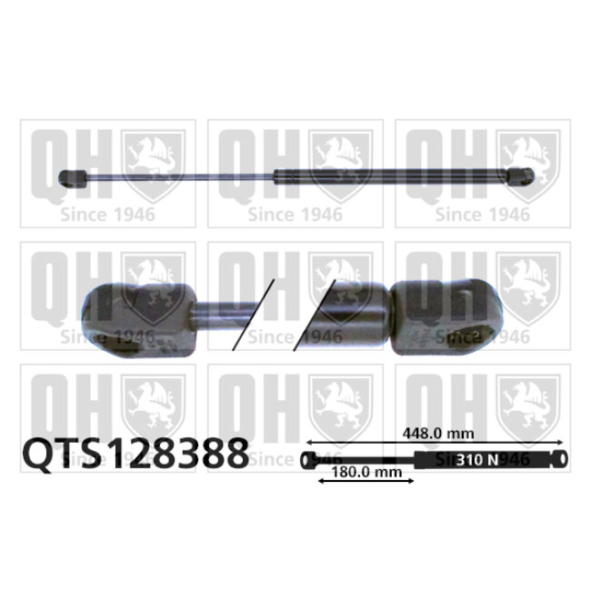 Vérin De Coffre Quinton Hazell Qts128388