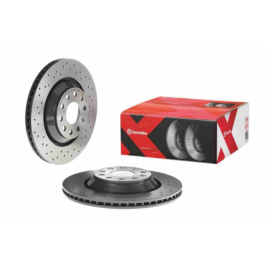 2 Disques De Frein Brembo Xtra Vernis Uv 09.a200.1x