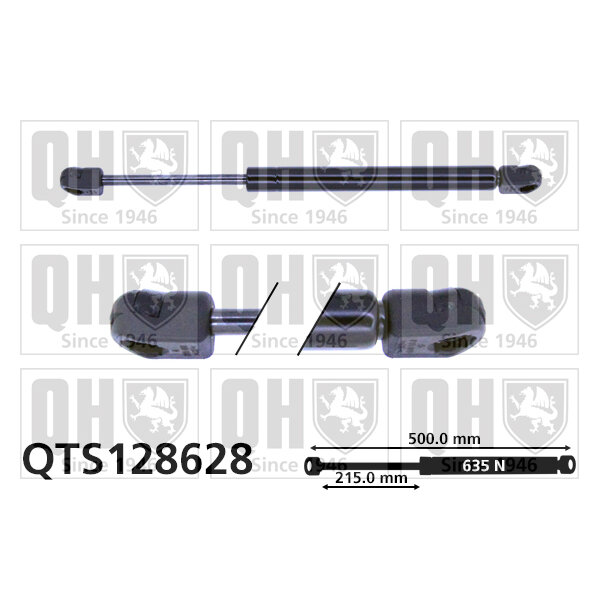 Vérin De Coffre Quinton Hazell Qts128628