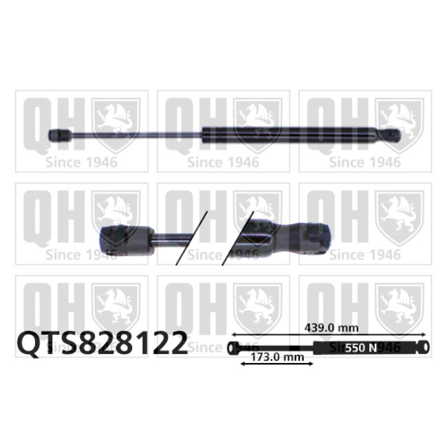 Vérin De Coffre Quinton Hazell Qts828122