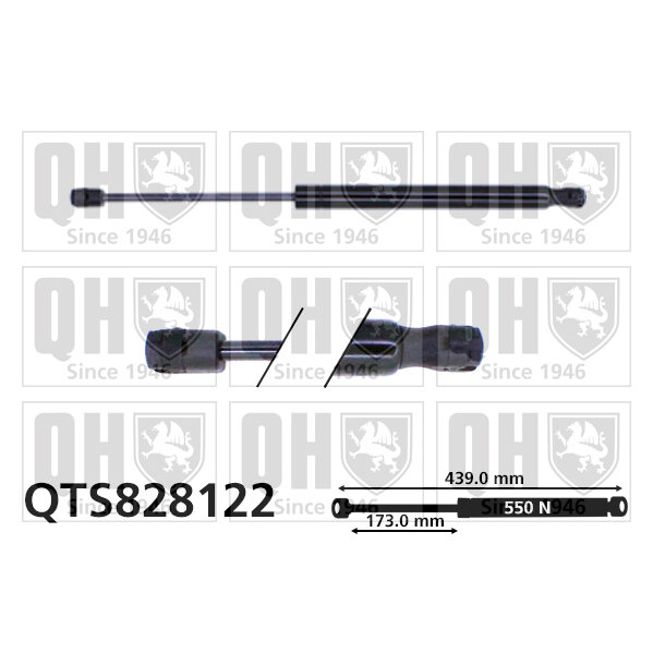 Vérin De Coffre Quinton Hazell Qts828122