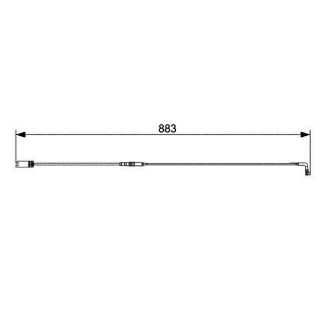 Témoin D'usure Bosch 1987473005